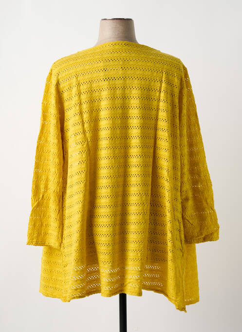 Vestă cu mâneci lungi galben G!OZE femeie