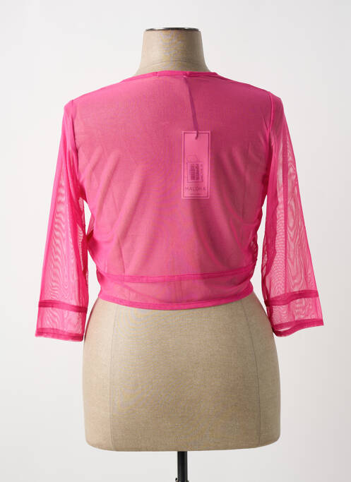 Vestă cu mâneci lungi roz MALOKA femeie