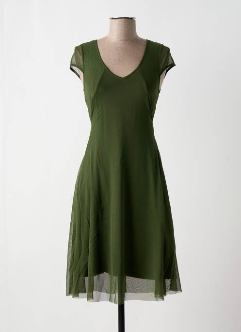 Rochie midi kaki MALOKA femeie