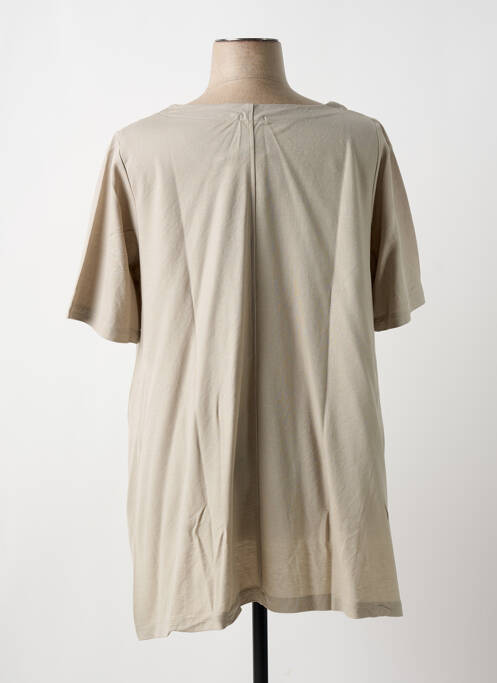 Tunică mâneci scurte bej G!OZE femeie