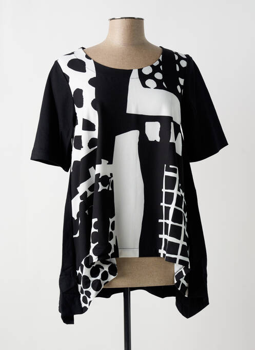 Tunică mâneci scurte negru G!OZE femeie