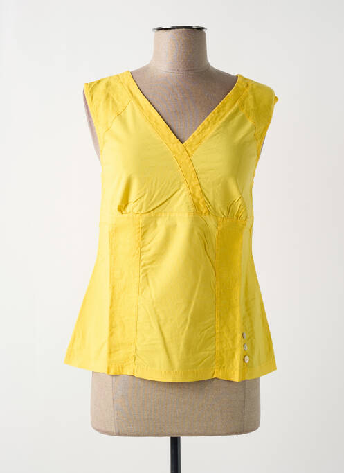 Top galben MALOKA femeie