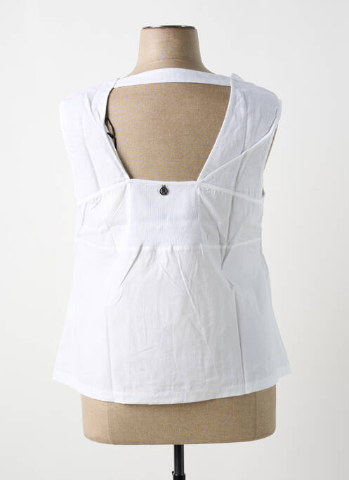 Top alb MALOKA femeie