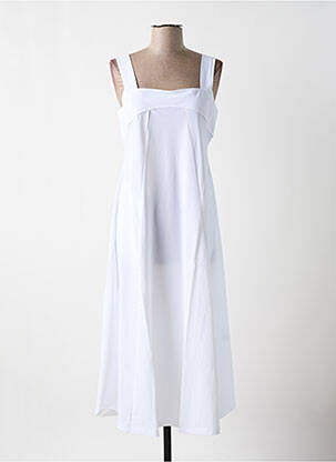 Rochie midi alb MALOKA femeie