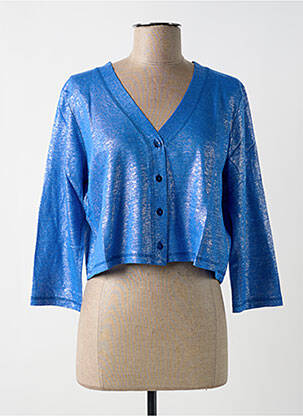 Vestă cu mâneci lungi albastru MALOKA femeie