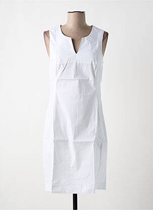 Rochie midi alb MALOKA femeie