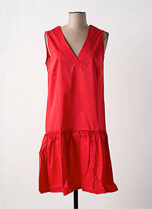 Rochie midi roșu MALOKA femeie