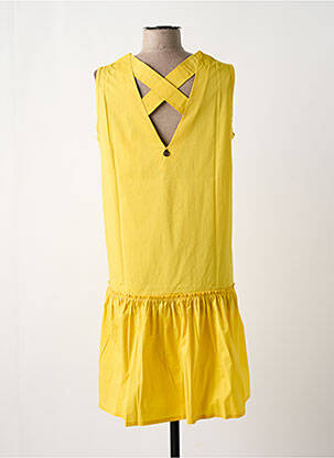 Rochie midi galben MALOKA femeie
