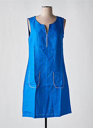 Rochie midi albastru MALOKA femeie
