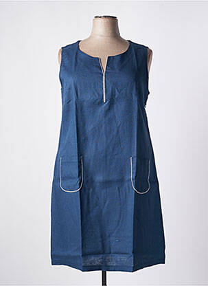 Rochie midi albastru MALOKA femeie