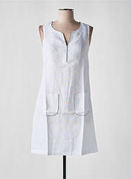 Rochie midi alb MALOKA femeie