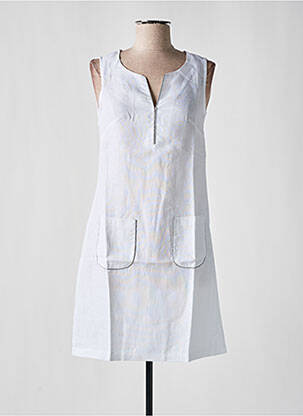 Rochie midi alb MALOKA femeie