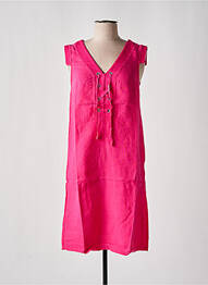 Rochie midi roz MALOKA femeie