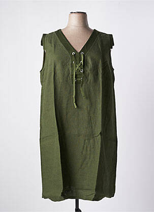 Rochie scurtă kaki MALOKA femeie