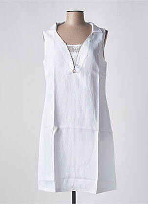 Rochie scurtă alb MALOKA femeie