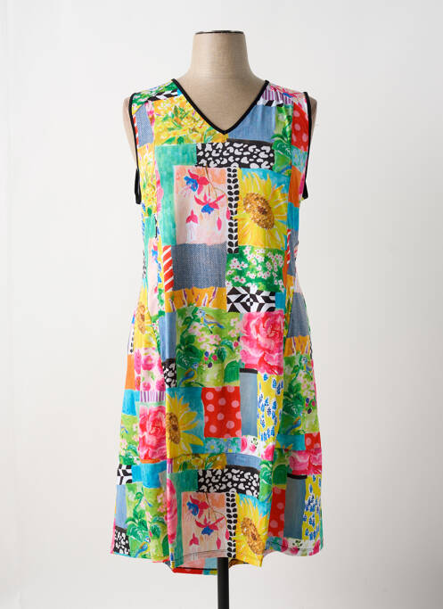 Rochie midi galben MALOKA femeie