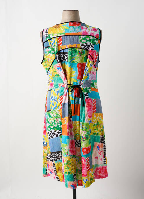 Rochie midi galben MALOKA femeie