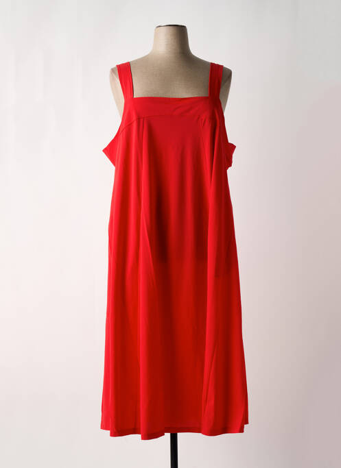 Rochie midi roșu MALOKA femeie