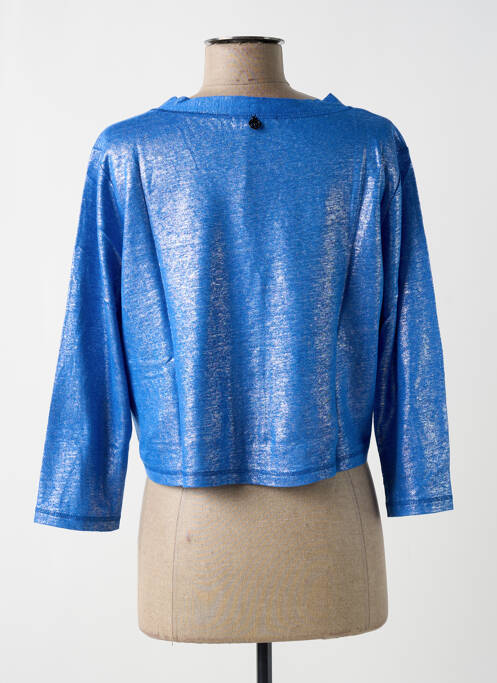 Vestă cu mâneci lungi albastru MALOKA femeie