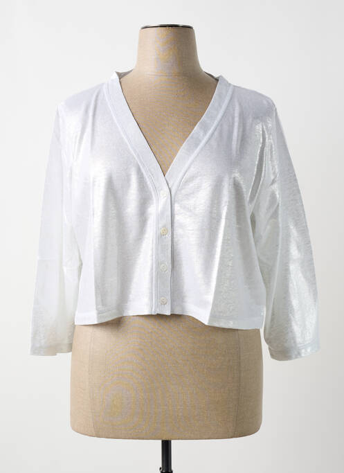 Bolero alb MALOKA femme