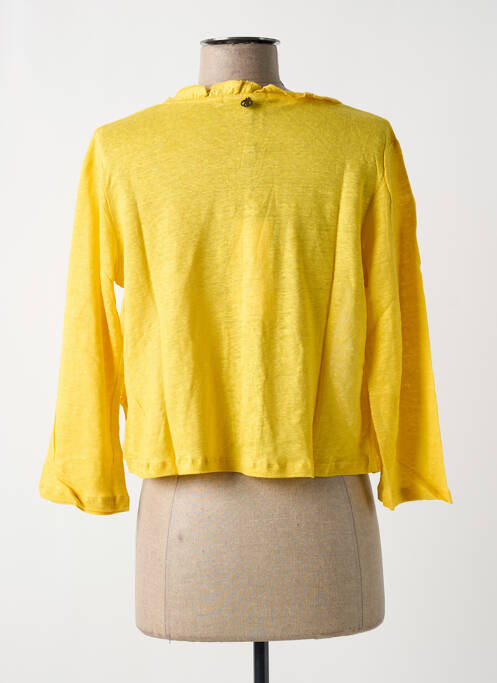 Vestă cu mâneci lungi galben MALOKA femme