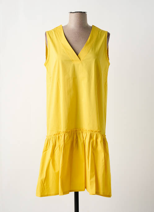 Rochie midi galben MALOKA femeie