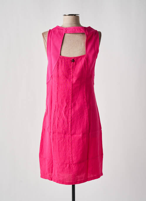 Rochie scurtă roz MALOKA femeie