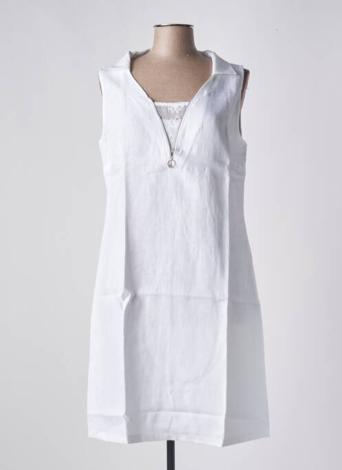 Rochie scurtă alb MALOKA femeie