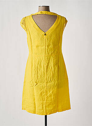 Rochie midi galben MALOKA femeie