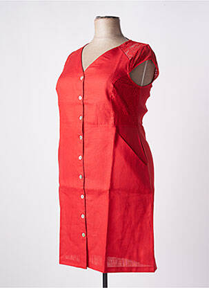 Rochie scurtă roșu MALOKA femeie