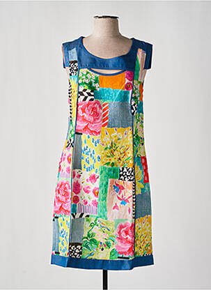 Rochie scurtă albastru MALOKA femeie