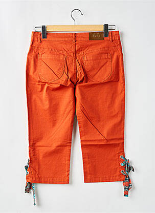 Pantalon trei sferturi portocalie PAUL BRIAL femeie
