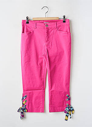 Pantalon trei sferturi roz PAUL BRIAL femeie