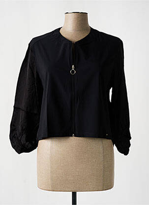 Vestă cu mâneci lungi negru MALOKA femeie