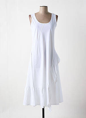 Rochie midi alb MALOKA femeie