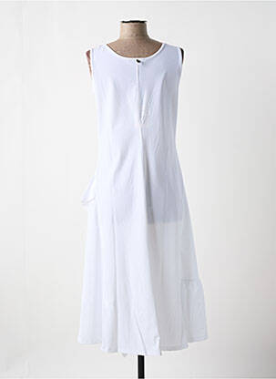 Rochie midi alb MALOKA femeie