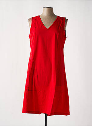 Rochie midi roșu MALOKA femeie