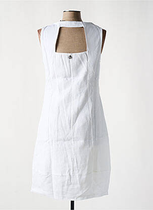 Rochie midi alb MALOKA femeie