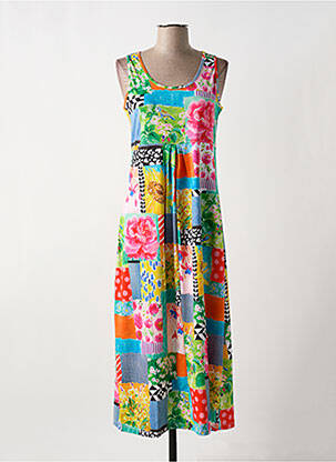 Rochie midi albastru MALOKA femeie