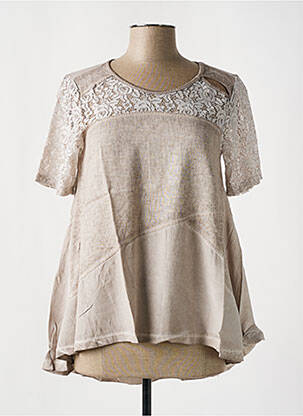 Bluză taupe MALOKA femeie
