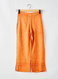 Pantalon drept portocaliu MALOKA femeie
