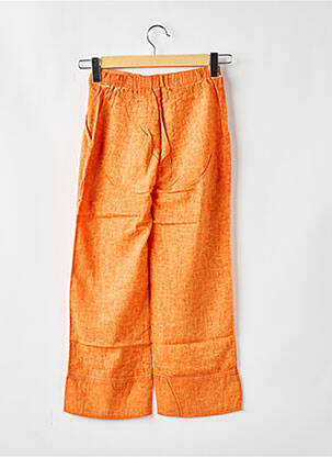 Pantalon drept portocalie MALOKA femeie