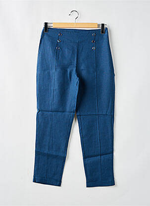 Pantalon slim albastru MALOKA femeie