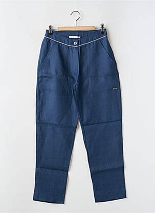 Pantalon slim albastru MALOKA femeie