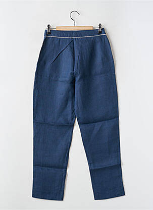 Pantalon slim albastru MALOKA femeie