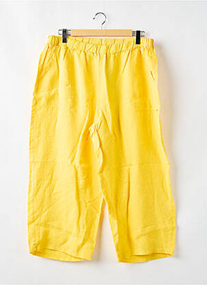 Pantalon drept galben MALOKA femeie