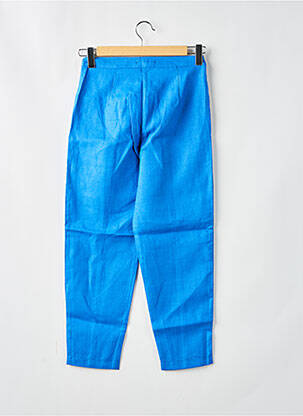 Pantalon slim albastru MALOKA femeie