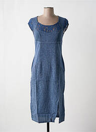 Rochie midi albastru MALOKA femeie