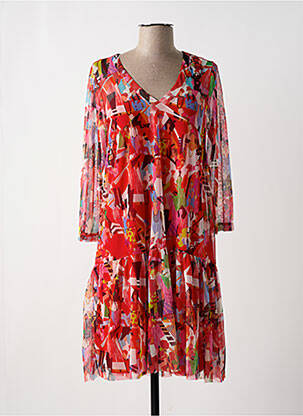 Rochie midi roșu MALOKA femme