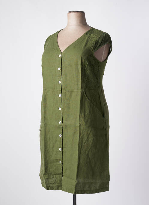 Rochie scurtă kaki MALOKA femeie